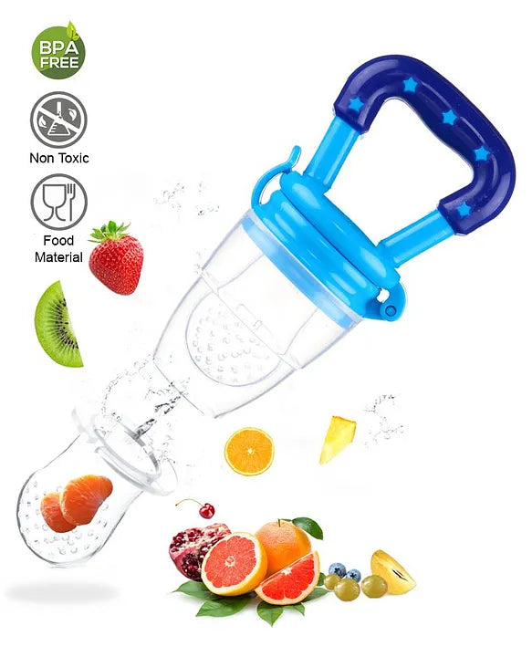 Blue Silicone Nutrition Feeder For Kids