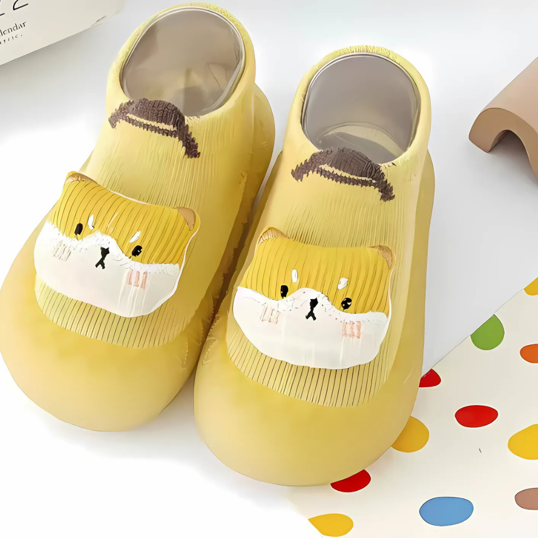 Yellow  Winter Non-Slip Socks Shoe